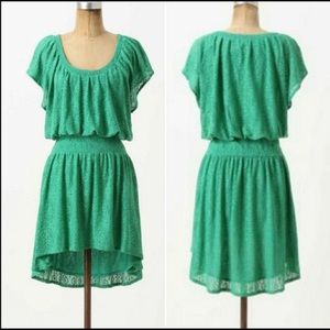 Anthropologie LiefNotes Green Dress